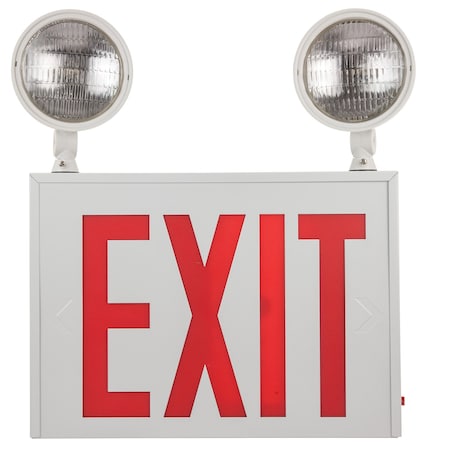 Sunlite Exit Sign, 145" W, 5.75" H, White 05275-SU